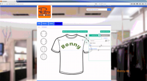 Ronny T Shirt Druck Beschreibung Funktionsweise Konfigurator